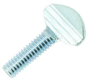 #8-32 x 3/4" Thumb Screw, Type B No Shoulder, Zinc CR+3 (inch) Head Style: Type B (Quantity: 2500) Drive: Thumb Thread: Coarse Thread (UNC) RoHS Compliant
