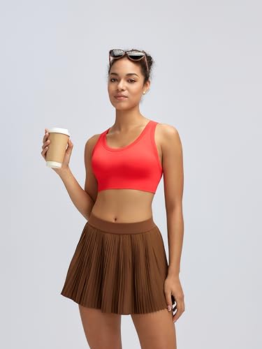 Image of RUNNING GIRL Sports Bra for Women High Support, Criss-Cross Back Padded Strappy Sports Bras Yoga Bra with Removable Cups