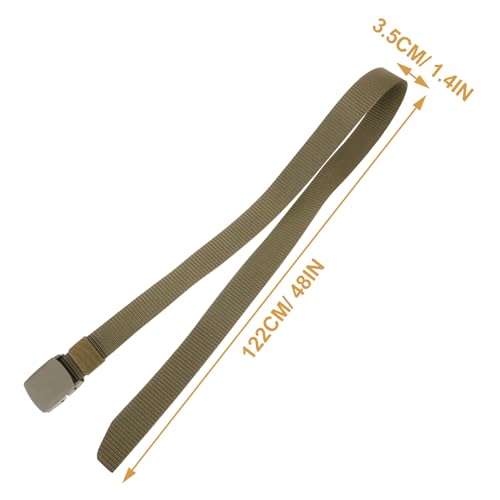 Outdoor Waist Belt for Men and Women Canvas Utility Belt for Hiking Camping and Training Stylish with Durable Buckle3
