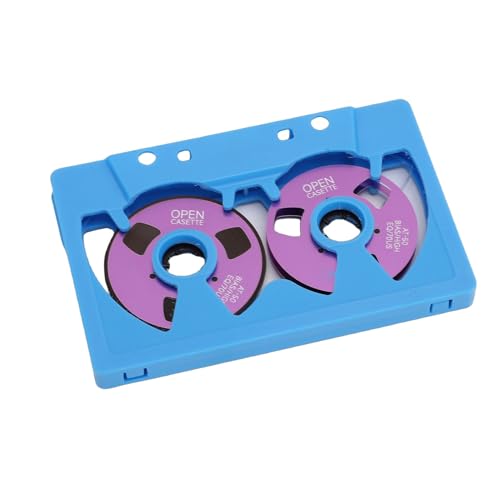 Taidda Cinta de Casete, Cinta de Doble Cara Tipo I de Polarización Normal de 50 Minutos, de Grabación de Audio con Estuche de Almacenamiento, Ideal para Música y Voz