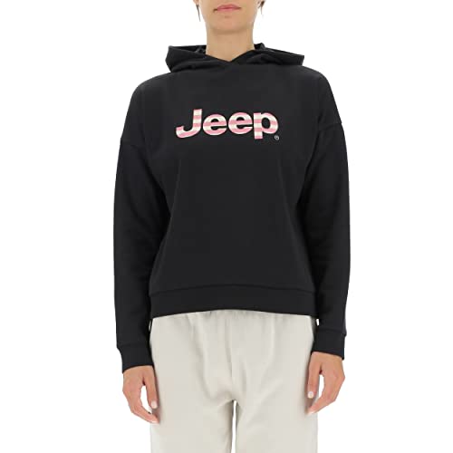 Sweat Court à Capuche J22W Rayé Noir XS JEEP O102609-B000