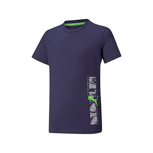 PUMA Active Sport Graphic Maglietta, Caban, 9 Años...