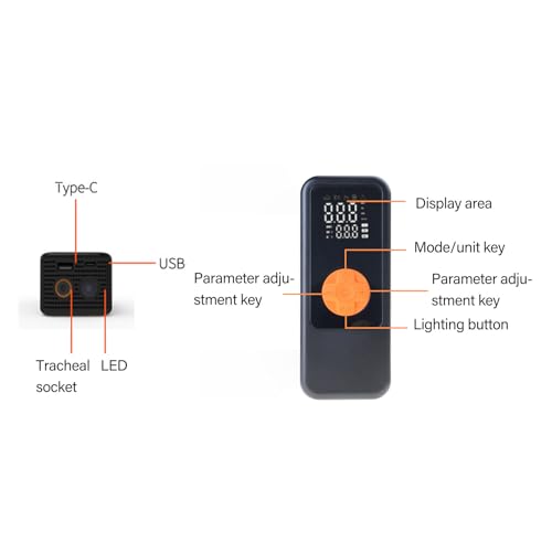 Compresseur d'air portable 72W pour ajuster la pression des pneus sans effort