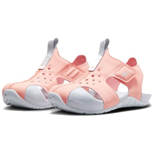Nike Sunray Protect 2 Baby/Toddler Sandals (943827-801, Arctic Orange/Pure Platinum) Size 10