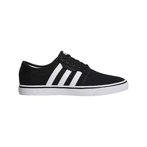adidas Originals Men's Superstar Skate Shoe, Black/White/Gum, 3.5 M US