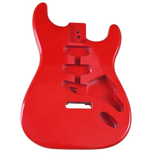 Guitar Body Kit Glossy Three Single Poplar Electric Guitar Body Modification DIY Accessories