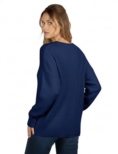 Image of Buauty Womens Oversized Long Sleeve Crewneck Fall Sweaters Chunky Fuzzy Knit Pullover Clothes 2025 Trendy Outfits