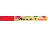 Kreul 46104 - Deco Pen medium, Universalstift zum Gestalten, Beschriften und Verzieren von kleinen, originellen Geschenken, mit Rundspitze, Strichstärke 2 - 4 mm, rot