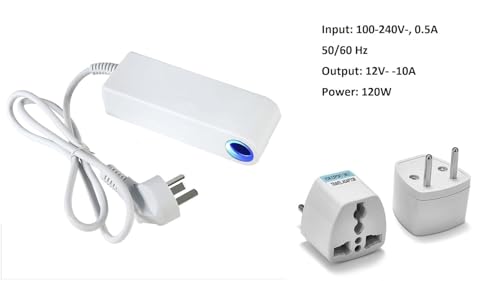 Image of 12V 120W AC to DC Power Adapter Converter | Car Cigarette Lighter Socket Charger for AC to DC Converters - White