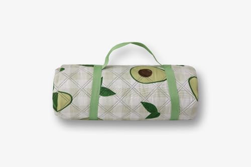 Image of Maximus Picnic Blanket Waterproof Camping Mat 200cm Large Beach Picnic Mat with Portable Handy Tote for Travel Sports Home Yoga Park Grass Mat for Baby (Fruit Pattern)