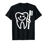 Smiling tooth with toothbrush T-Shirt