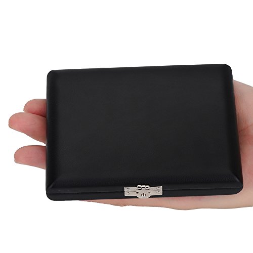 Custodia ance, con coperchio pelle PU e 6 slot per ance, Custodia sassofono clarinetto, nero velluto, for musicisti professionisti studenti e performance