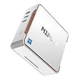 [Verbesserte Funktion] - NiPoGi Micro PC verwendet unsere patentierte Kühl-Designtechnologie, die den Mini PC zu einem leisen Laufwerk macht, der den Geräuschpegel niedrig hält. Einzigartig aussehende Schnittstelle mit 2 x USB 2.0 Ports, 2 x USB 3.0, 1 x Gigabit Ethernet, 1 x Micro SD-Kartenanschluss, 2 x HDMI-Anschlüsse, 1 x VGA-Anschluss, Stromversorgung für Monitor, Projektoren und mobile Geräte, unterstützt Wake On LAN, PXE Boot, Auto Power On.