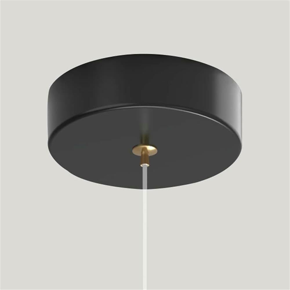 Nowoczesna minimalistyczna metalowa lampa wisząca z lampami sufitowymi, lampa wisząca LED do domu, salonu i (20 cm)