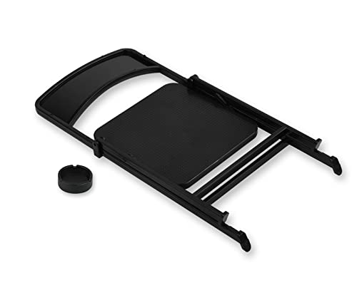 DS. DISTINCTIVE STYLE Mini Chair 1/6 Scale Furniture Doll Chair Black Tiny Folding Chair for 12 Inch Action Figure Miniature Furniture for Dollhouse Decoration - Thumbnail 3