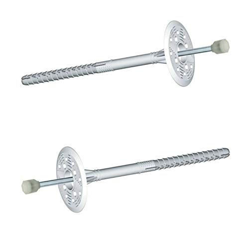 Preisvergleich Produktbild 200 St. Tellerdübel, Stahlnagel / Thermokopf 10 x 300 mm