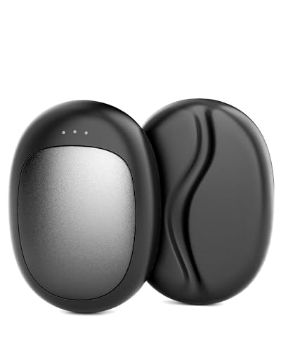 Rechargeable Hand Warmers, Electric Hand Warmers 5200mAh (2-Pack), 3 Heat Settings, Up to 18 Hours of Use, Ideal for Raynaud's Patients