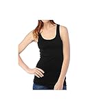Splendid Women's 1x1 Tank Top,Black,Medium