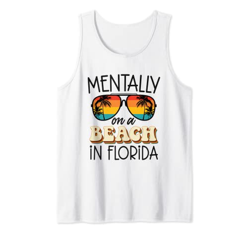 Florida Dreaming Snowbirds Mentally On A Beach In Florida Tank Top