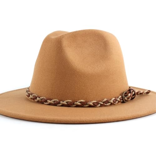 Image of Cowboy Hat Bands for Men Women, Leather Hatbands Belt for Cowboy /Western /Fedora /Cowgirl Hats