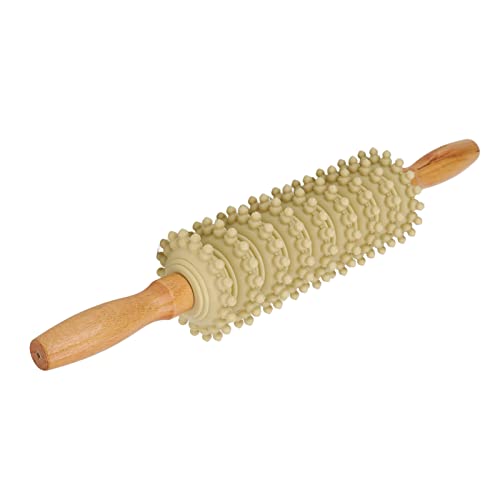 Rodillo de Masaje para Fascia, de Madera, para Puntos Gatillo, Piernas Delgadas, Reduce la Celulitis, para Masaje Fascial miniatura 5