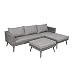 Produktbild Greemotion Gomera 3-teilig Garten Lounge-Set für 4 Personen, grau