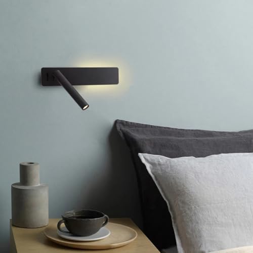 Aplique de pared LED 3W giratorio para iluminar el dormitorio 8