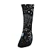 susiyo Artistic Blue Rose Star Hiking Socks Boy Girls - Cushioned Crew Socks for Kids Soft, Breathable & Seamless Toe for All-Day Comfort