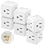 3 Outlet 6 pack White