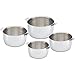 Bekaline 13606984 Select Série de 4 casseroles en acier inoxydable 14/20 cm sans poignée