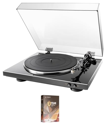 Image of Denon DP-300F External Design Fully Automatic Turntable with 3 Year Amber Protection Plan (2023)