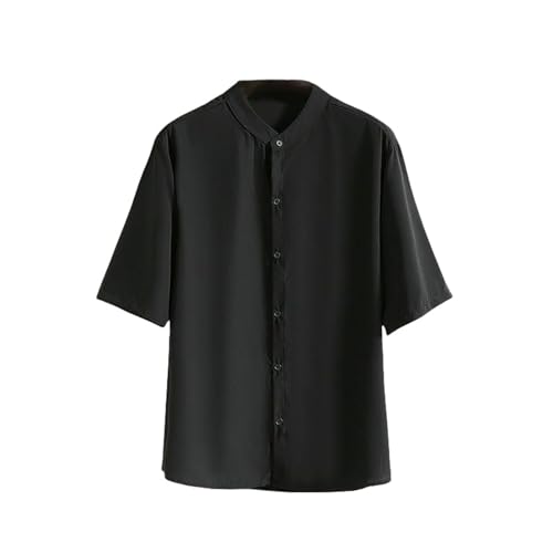 Chemise en soie glacée style chinois idéale pour vos soirées d'été