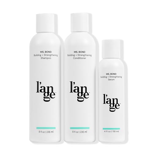 L'ANGE HAIR Ms. Bond System | Sulfate & Paraben-Free Serum, Shampoo And Conditioner Set | Bond Repair for Damaged Hair | Hydrates, Reduces Frizz, Restores Strength | 3-in-1 Bundle Pack - image 1