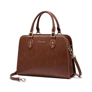 LOVEVOOK Purses and Handbags for Women, Vintage-Style Leather Top Handle Shoulder Bag Satchel Tote Crossbody Purse for Ladies