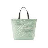 [ アフタヌーンティー リビング ] AfternoonTea LIVING エコバッグ・買い物バッグ HP85 スリットポケット付きロゴバッグM/ヴェロニカ・ハリム グリーン