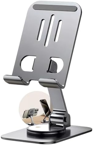 Suporte de Celular de Mesa Universal em Aluminio Premium - Base E...