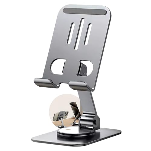 Suporte de Celular de Mesa Universal em Aluminio Premium - Base E...