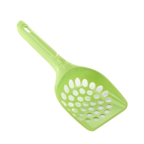 Image of Pet Fine Hole Cat Litter Scoop, Amazing Tool for Scooping Feces, Can be Hung, Convenient for Cat Cleaning (Green(Large Hole))