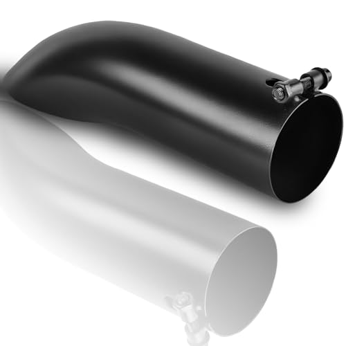 Image of 3 Inch Turn Down Exhaust Tip, 3 inch Inlet 3 inch Outlet 12 inch Overall Length