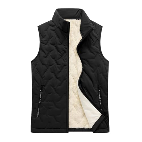 Gilet en coton chaud pour hommes veste ample décontractée WWricotta éepais