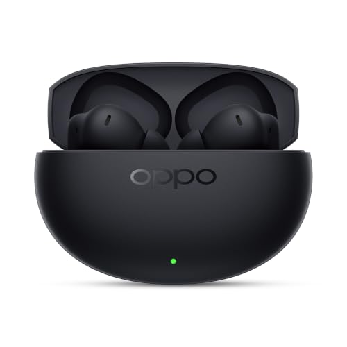 Image of Oppo Enco Air 5 True Wireless Noise Cancelling Earbuds with 52dB Real time ANC,Upto 54Hrs Playtime,Triple-Mic AI Clear Call,Low Latency,Fast Charging.(Midnight Black)