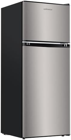 Upstreman 4.0 Cu.Ft. Mini Fridge with Freezer, Dorm Essentials, D...