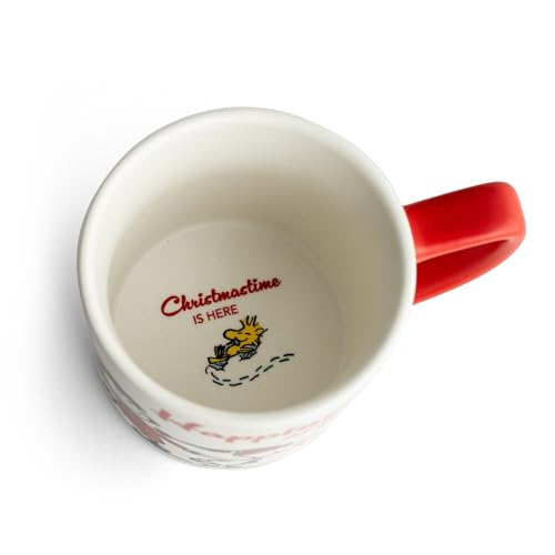 Taza Cerámica Peanuts Happiness And Cheer 414 ml Rojo miniatura 4
