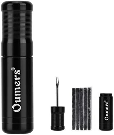 Miniatura 1 de Oumers Kit de herramientas de reparación de neumáticos de bicicleta sin cámara, pinchazos de neumáticos de bicicleta con 5 tiras de tocino más