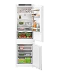 Bosch KIN862SE0, Serie 4, Frigorifero combinato da incasso, Total No Frost, VitaFresh XXL, Luce LED, Cerniera a traino, 177.2x54.1 cm