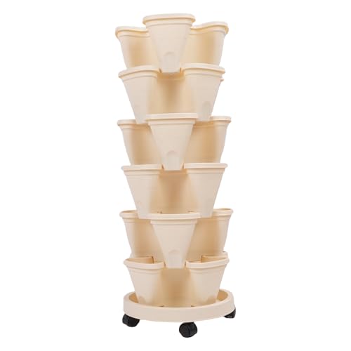 Jardinière verticale en plastique HEEPDD à 4 couches pour balcon - 7