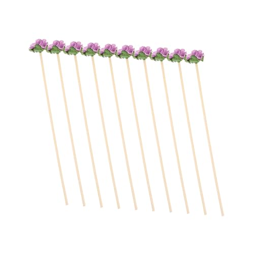 Varillas de ratán natural para difusor, 10 piezas miniatura 1