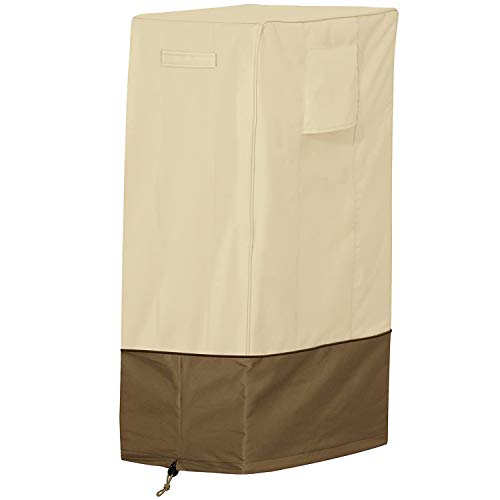 Etase Waterproof BBQ Grill Cover Square Smoker Cover Outdoor Rainproof Durable Anti Dust Protector Home Outdoor Barbecue Grill Coat