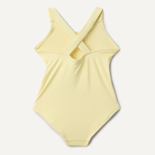 Image of Amazon Essentials Girls and Toddlers' Cross-Back One-Piece Swimsuit