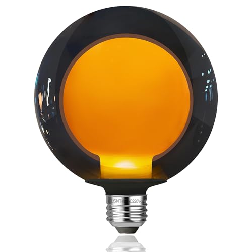 FLSNT Glühbirne E27 Große Kugel 1800K Warmweiß, 4W (Ersetzt 25W), G125 LED Edison Vintage Glühbirne, 60LM Retro E27, Nicht Dimmbar, 1 Stück